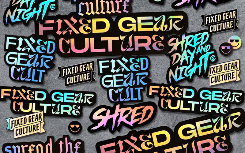 Fixed Gear Culture Special Sticker Pack