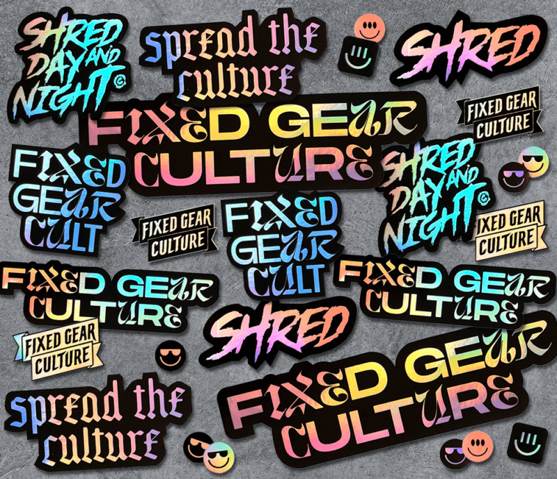 Fixed Gear Culture Special Sticker Pack